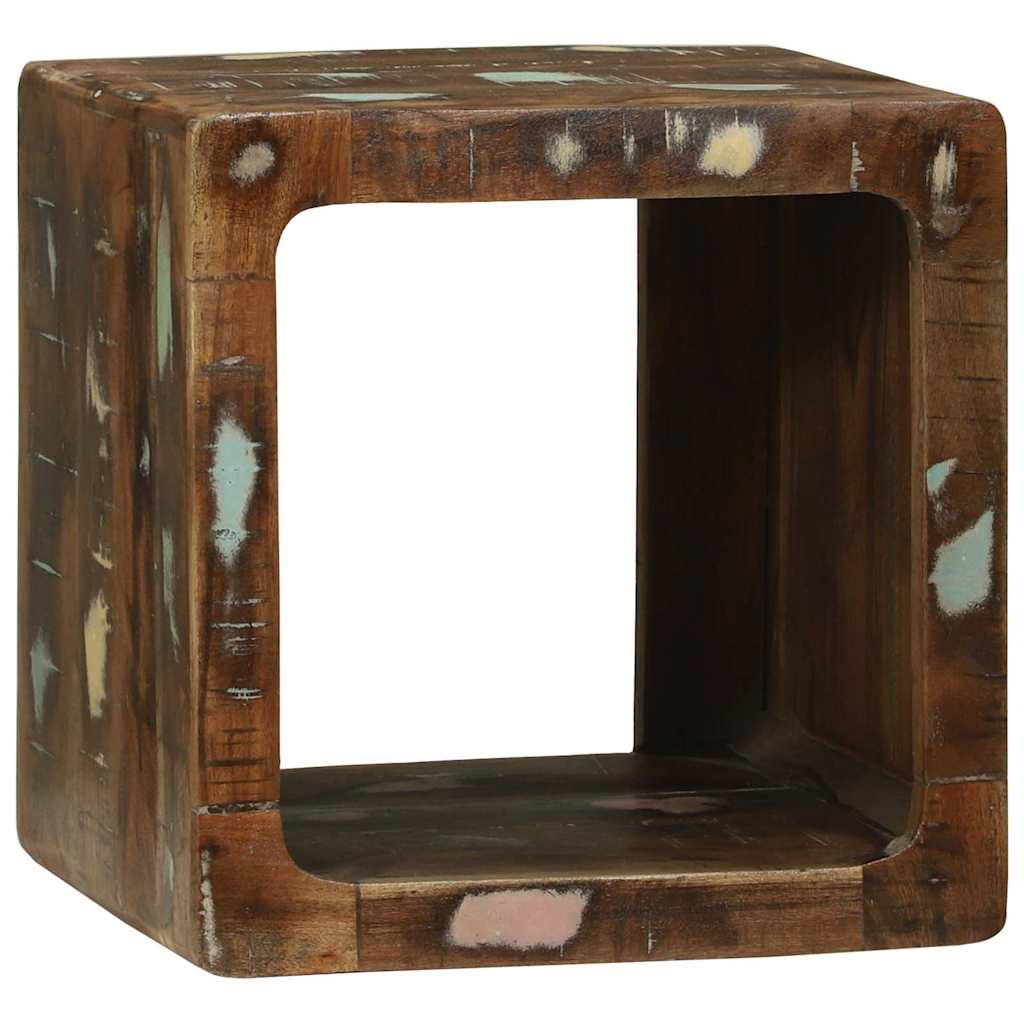 TV enhet 2 pcs Flerfarget 36 x 30 x 36 cm gjenvunnet heltre