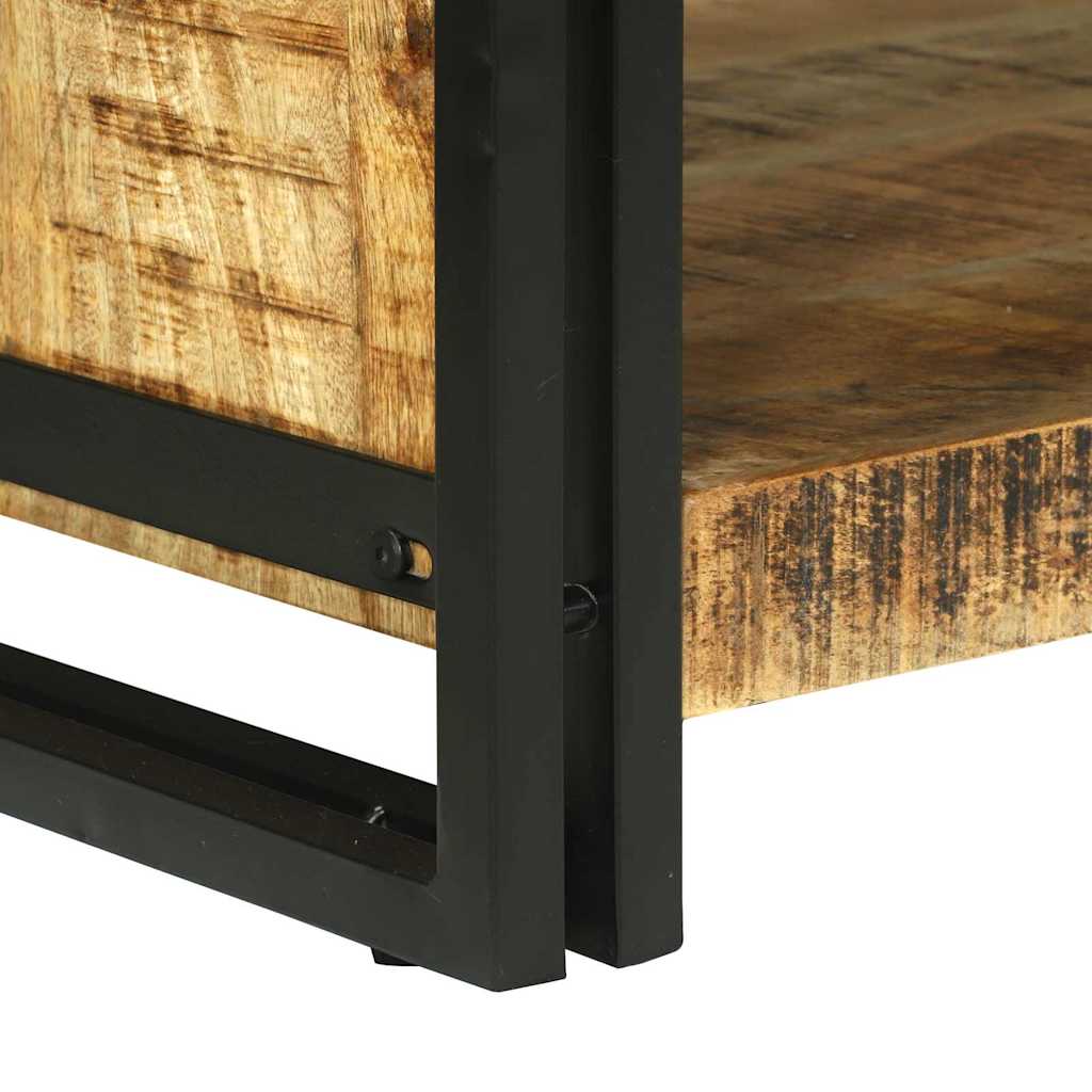 Kaffebord Brun 120 x 50 x 38 cm Heltre grovt mangotre