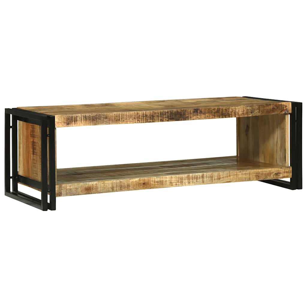 Kaffebord Brun 120 x 50 x 38 cm Heltre grovt mangotre