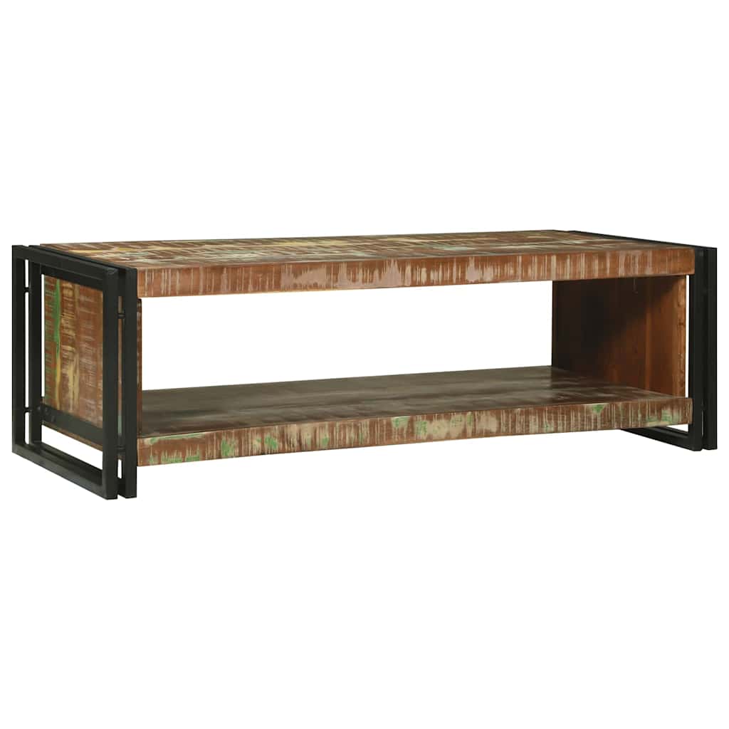 Kaffebord Brun 120 x 50 x 38 cm gjenvunnet heltre