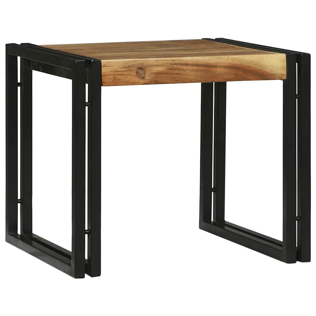 Kaffebord 2 pcs Brun 48 x 40 x 40 cm heltre akasie