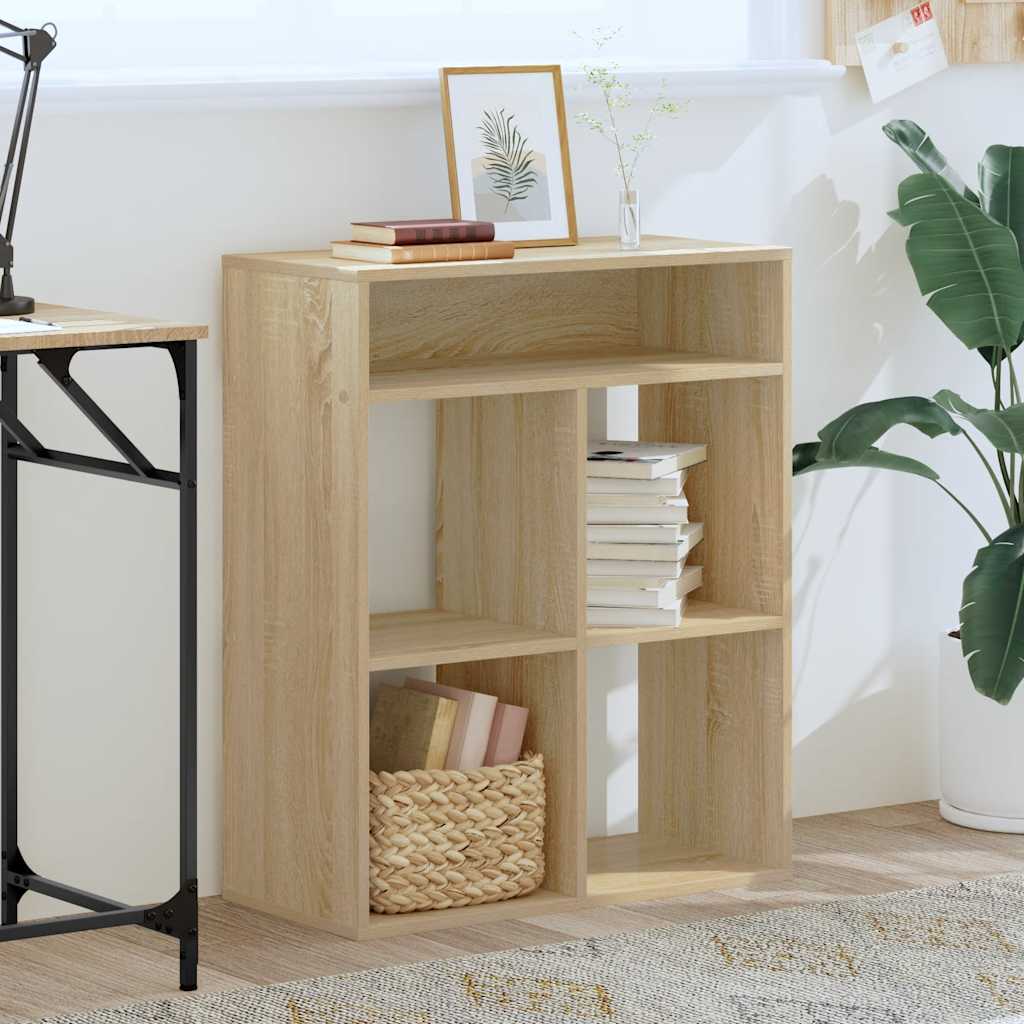 Bokhylle sonoma eik 66x31x80 cm konstruert tre