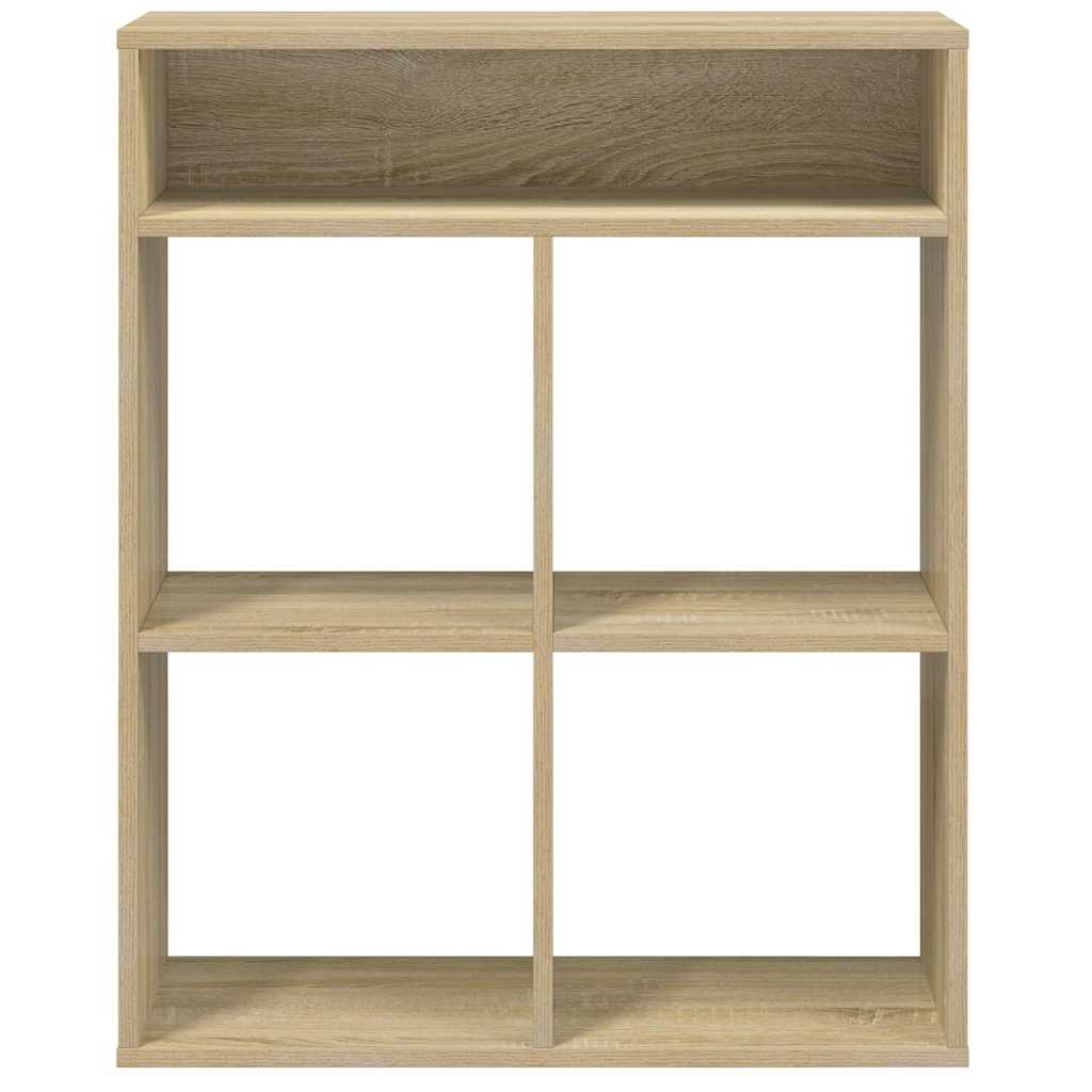 Bokhylle sonoma eik 66x31x80 cm konstruert tre