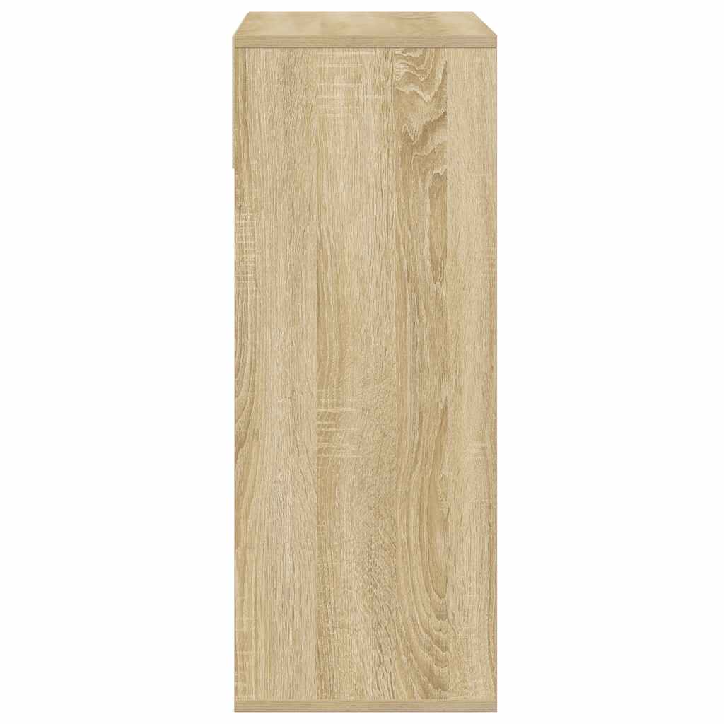 Bokhylle sonoma eik 66x31x80 cm konstruert tre