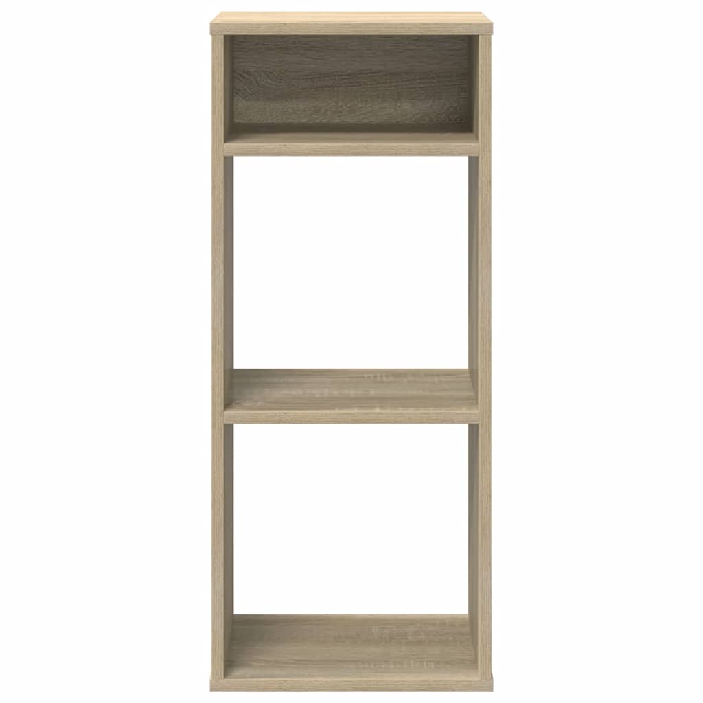 Bokhylle sonoma eik 34x31x80 cm konstruert tre