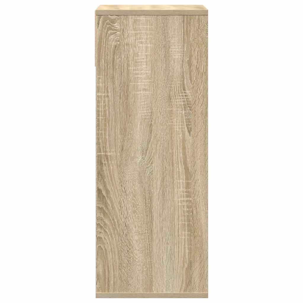 Bokhylle sonoma eik 34x31x80 cm konstruert tre