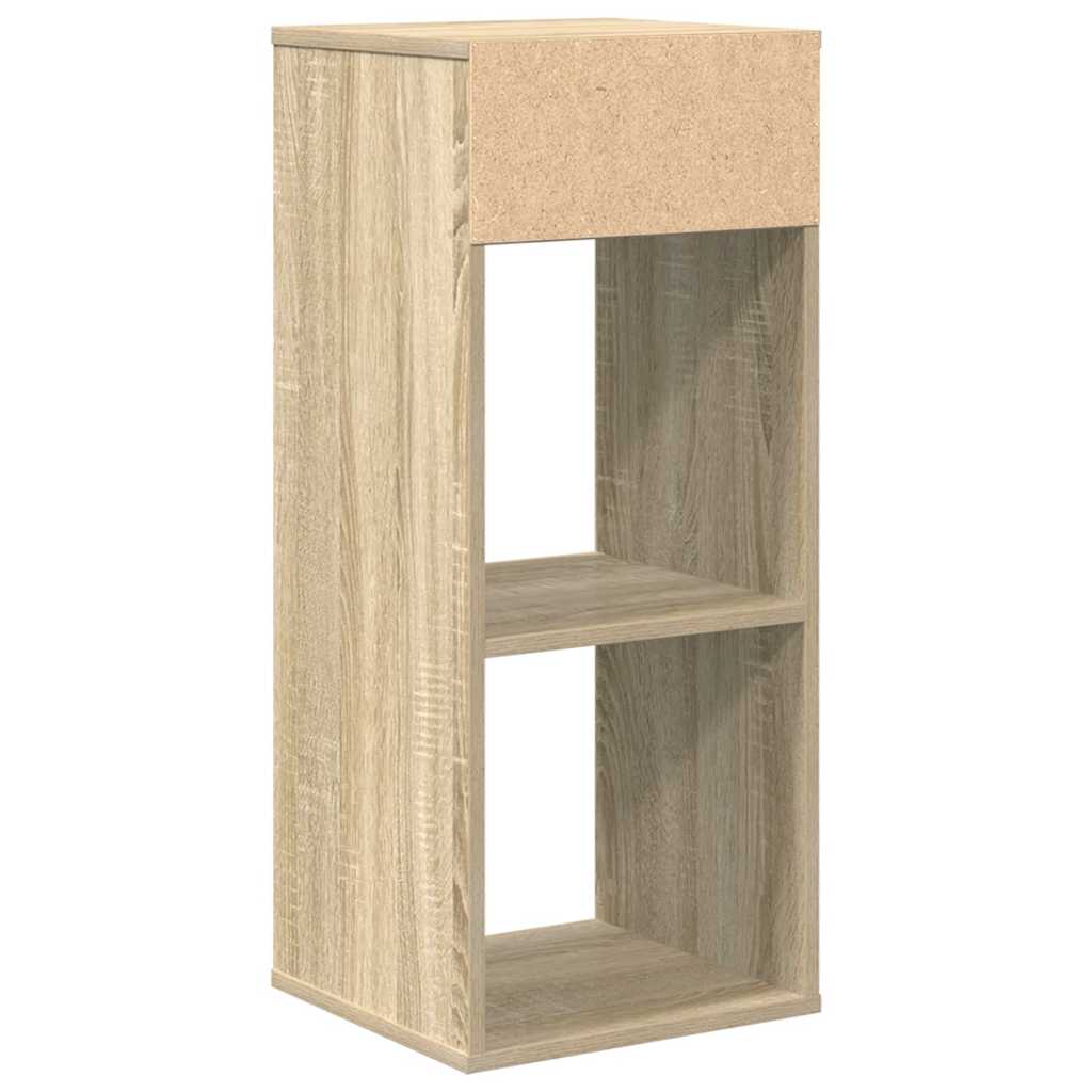Bokhylle sonoma eik 34x31x80 cm konstruert tre