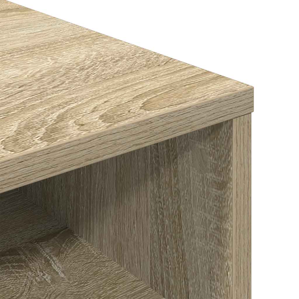 Bokhylle sonoma eik 34x31x80 cm konstruert tre