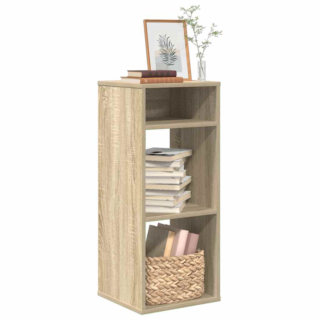 Bokhylle sonoma eik 34x31x80 cm konstruert tre