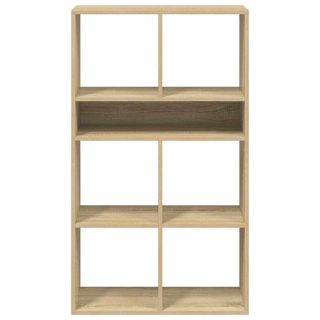 Bokhylle sonoma eik 66x31x112 cm konstruert tre