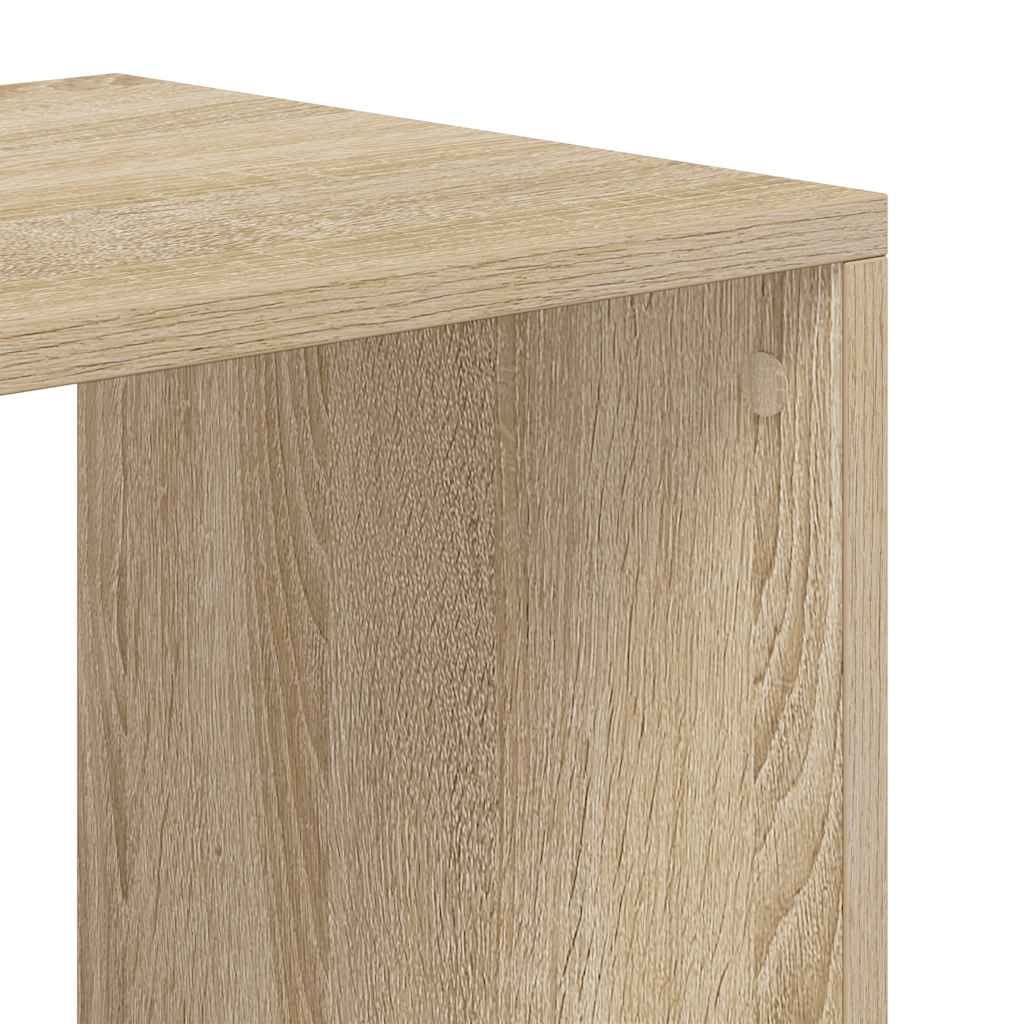 Bokhylle sonoma eik 66x31x112 cm konstruert tre