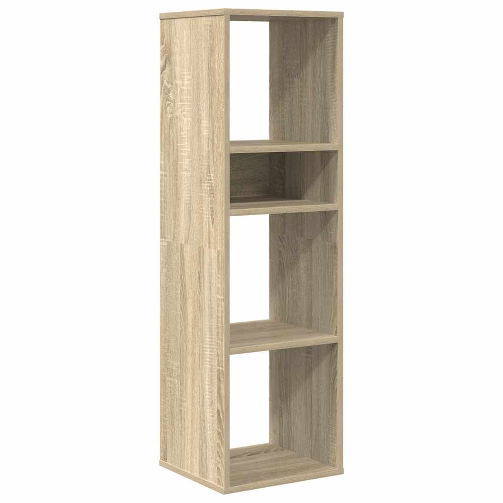 Bokhylle sonoma eik 34x31x112 cm konstruert tre