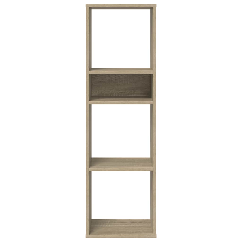 Bokhylle sonoma eik 34x31x112 cm konstruert tre