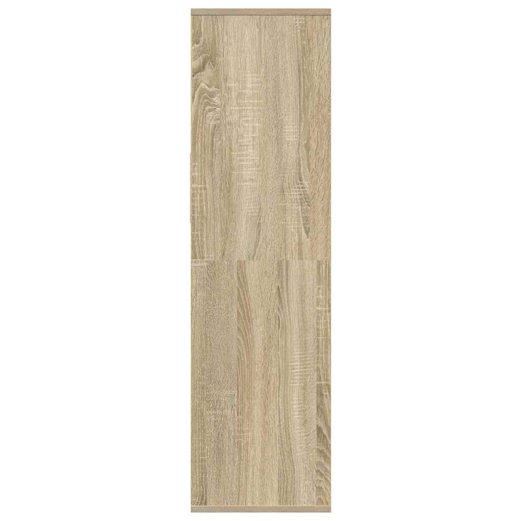 Bokhylle sonoma eik 34x31x112 cm konstruert tre
