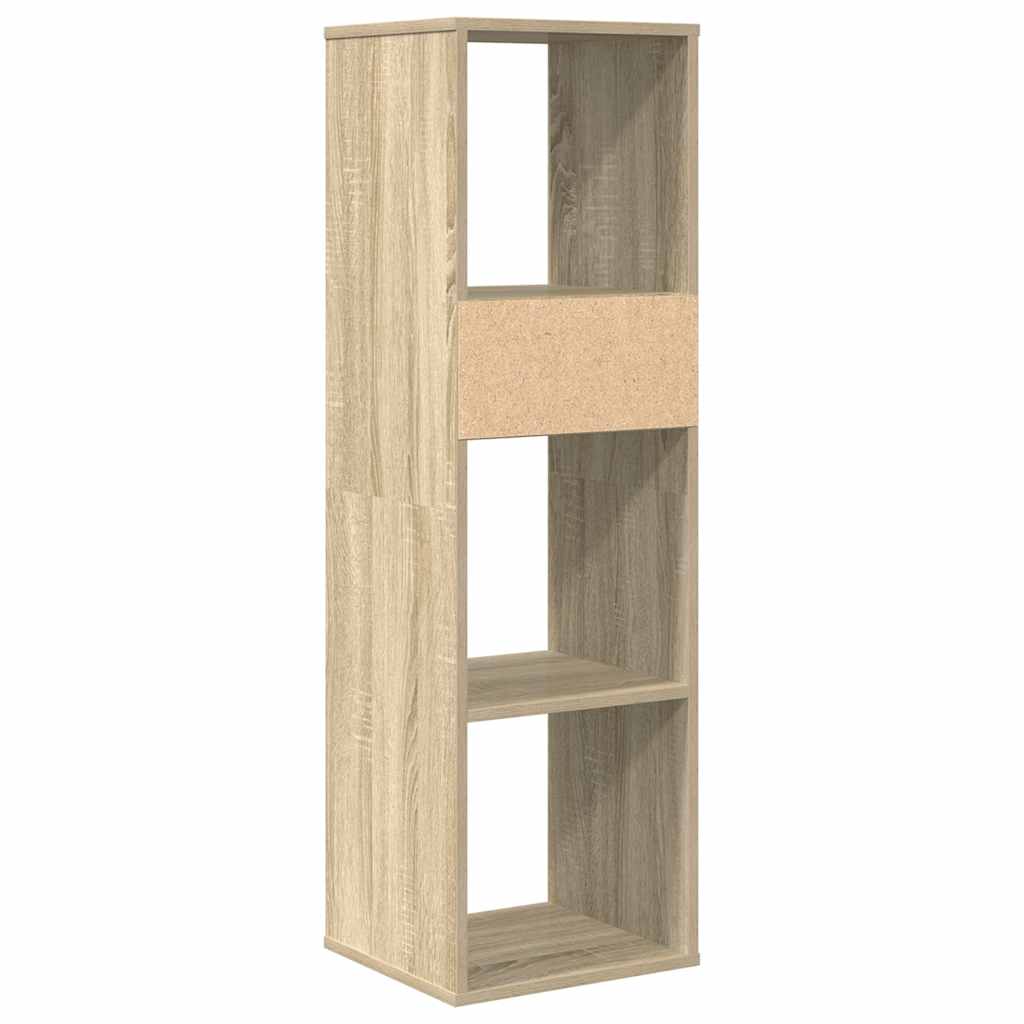 Bokhylle sonoma eik 34x31x112 cm konstruert tre