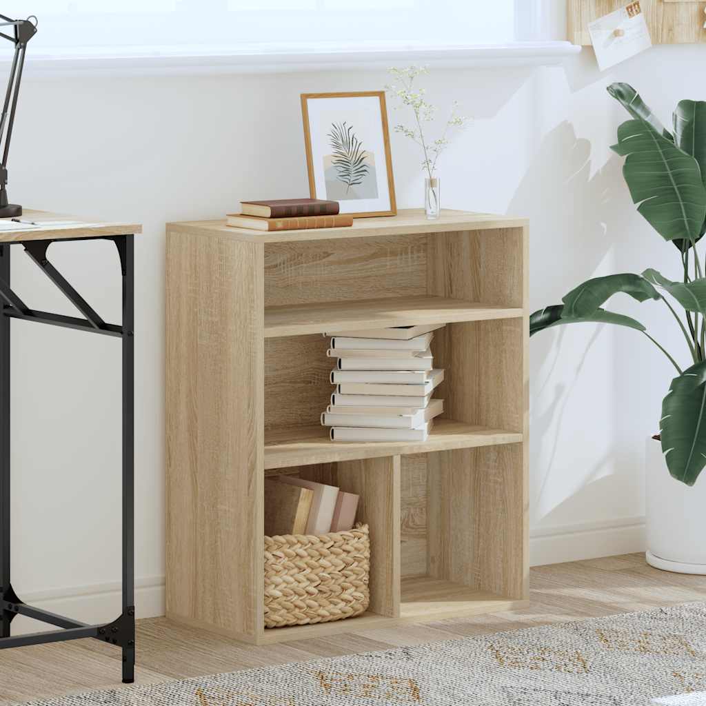 Bokhylle sonoma eik 60x30x71,5 cm konstruert tre