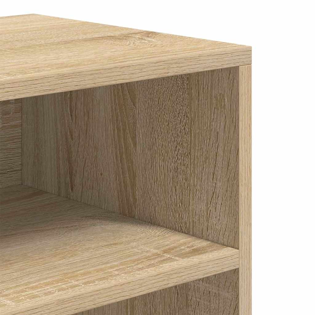 Bokhylle sonoma eik 60x30x71,5 cm konstruert tre