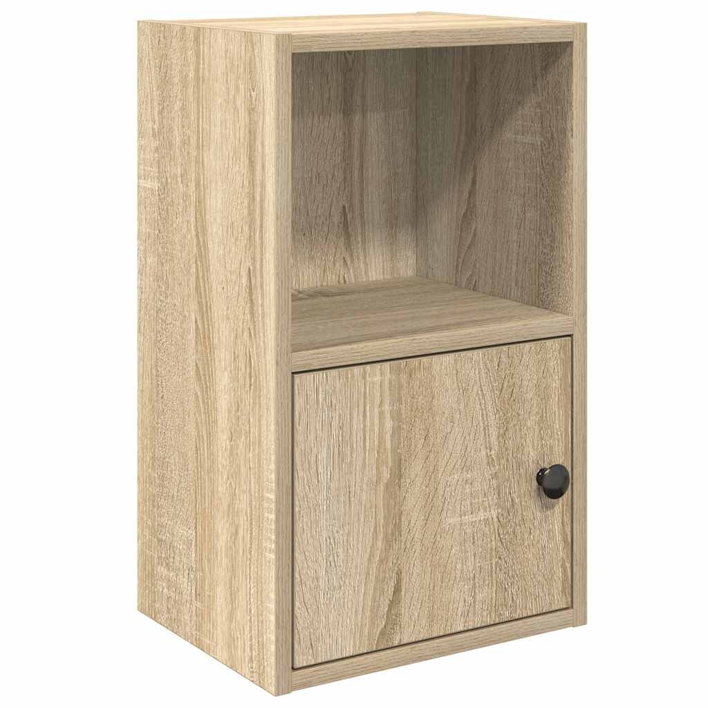 Bokhylle sonoma eik 31x24x52 cm konstruert tre