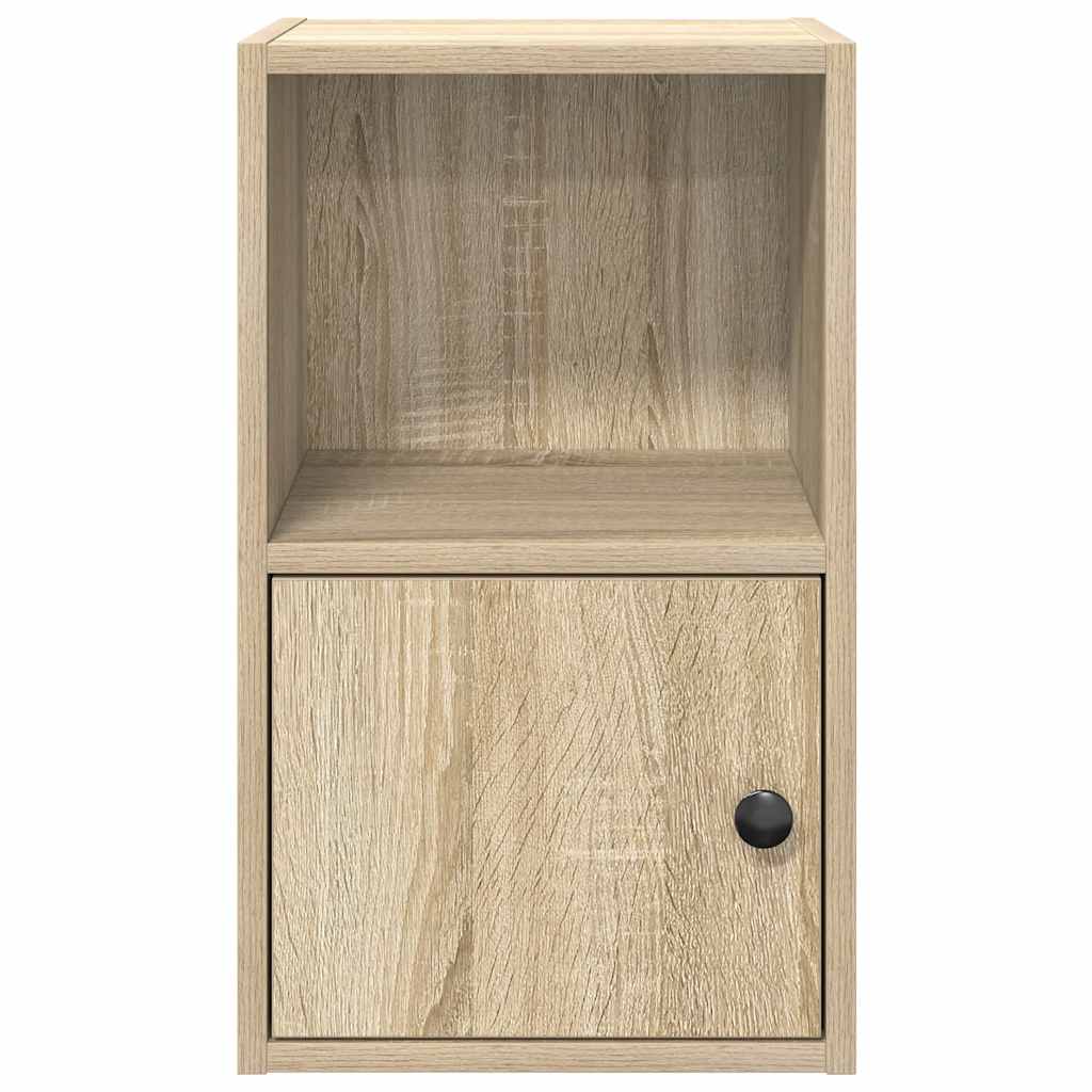 Bokhylle sonoma eik 31x24x52 cm konstruert tre