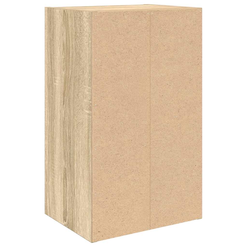 Bokhylle sonoma eik 31x24x52 cm konstruert tre