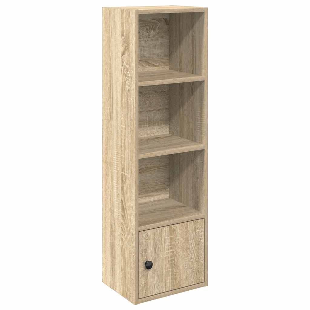 Bokhylle sonoma eik 31x24x102 cm konstruert tre