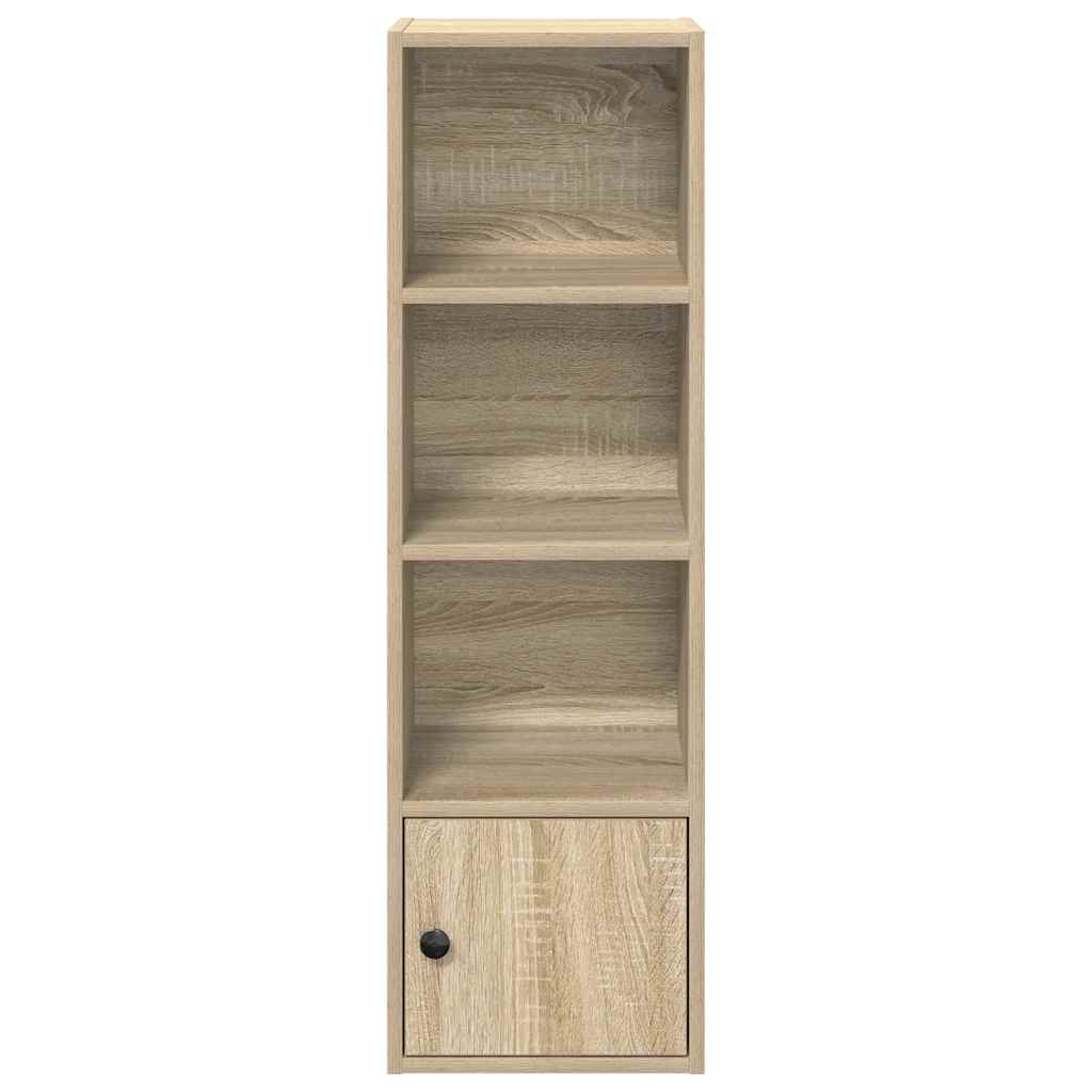 Bokhylle sonoma eik 31x24x102 cm konstruert tre