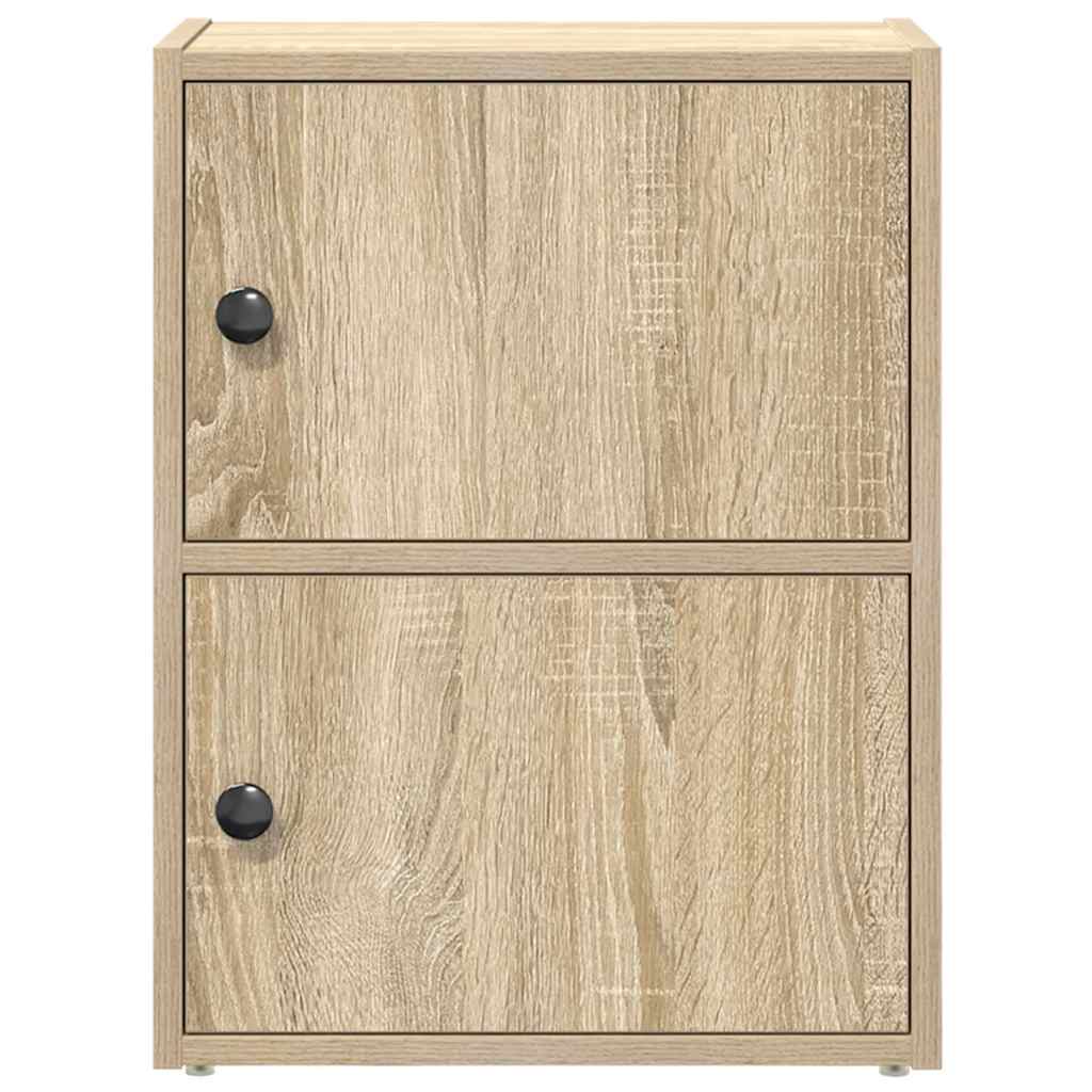 Bokhylle sonoma eik 40x24x52 cm konstruert tre