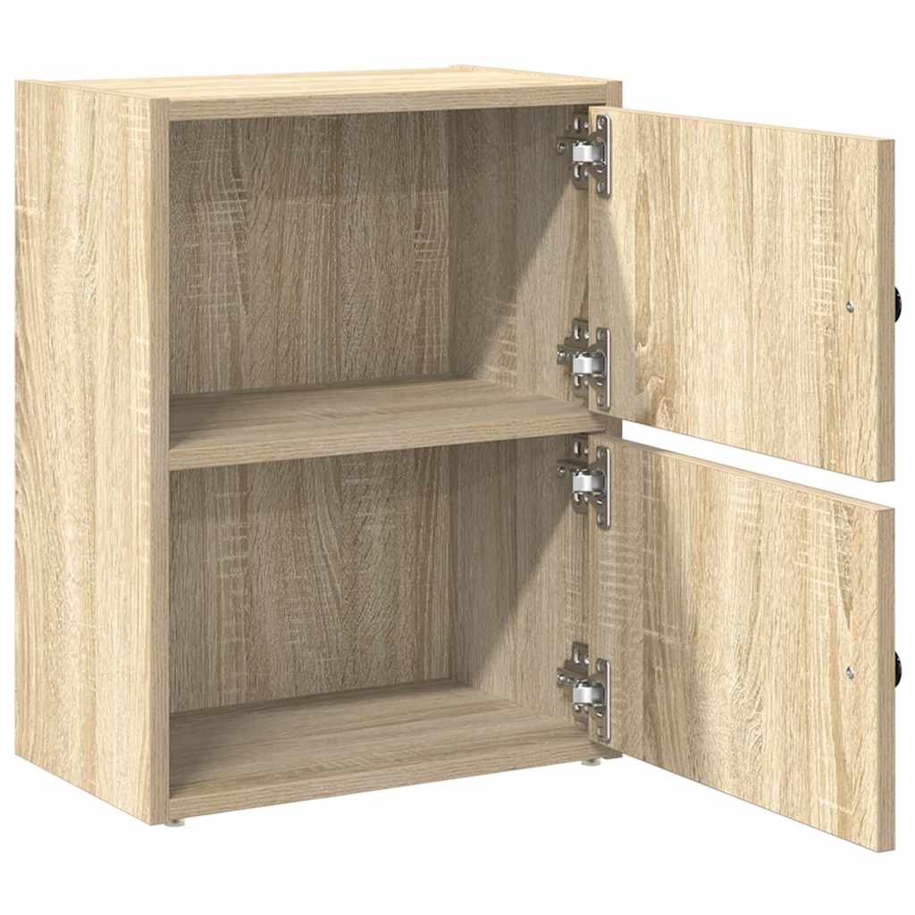 Bokhylle sonoma eik 40x24x52 cm konstruert tre