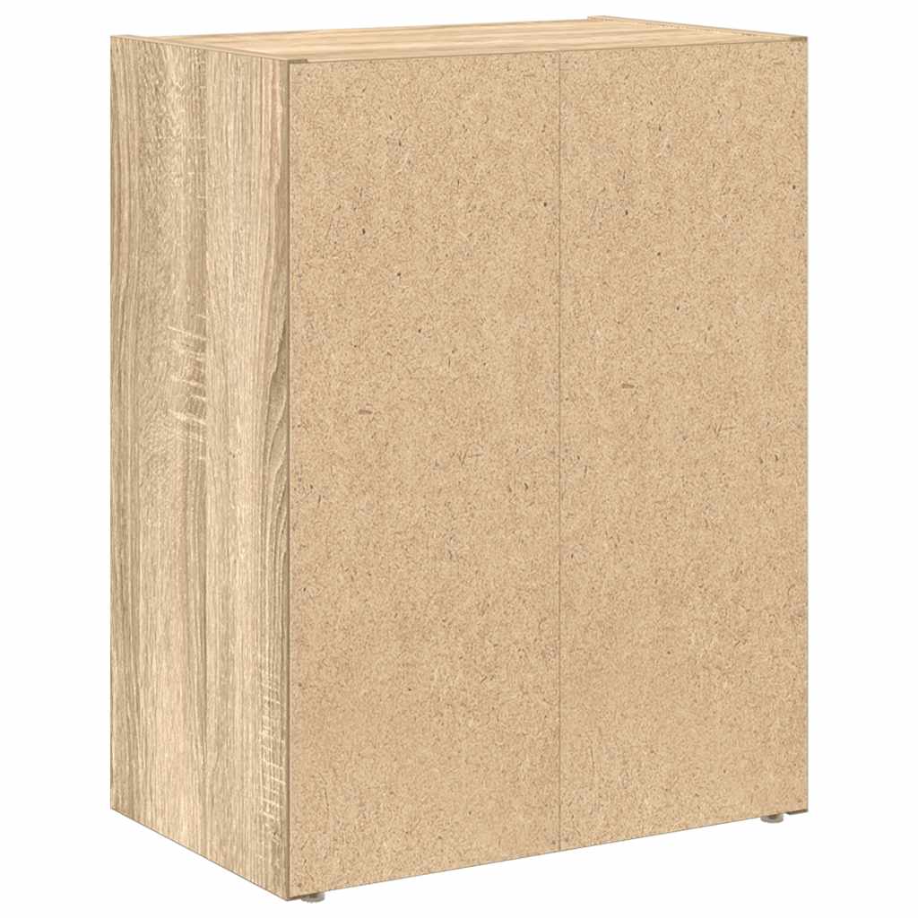 Bokhylle sonoma eik 40x24x52 cm konstruert tre