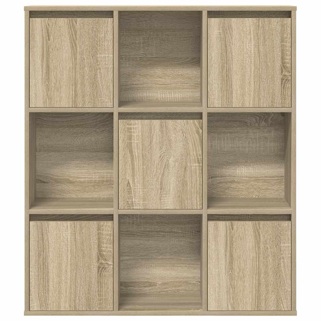Bokhylle sonoma eik 89x24x101,5 cm konstruert tre