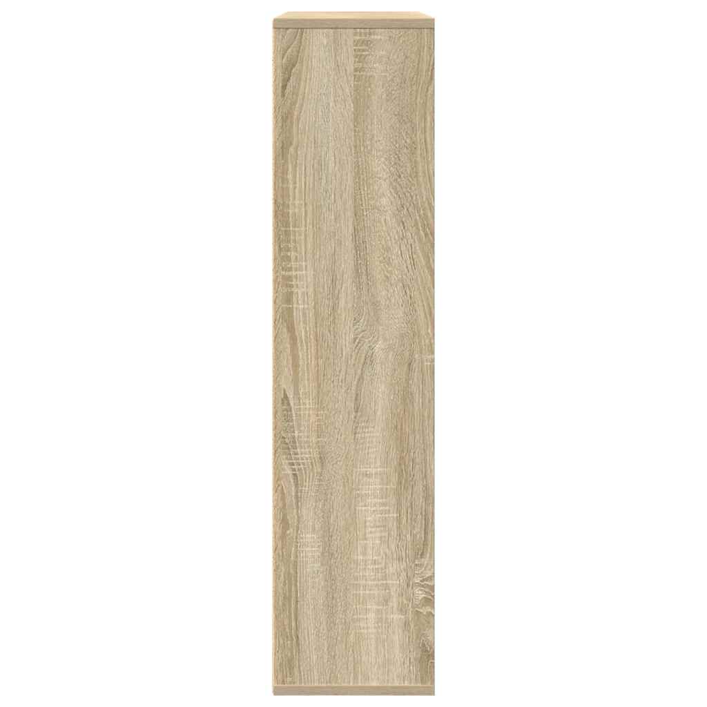Bokhylle sonoma eik 89x24x101,5 cm konstruert tre