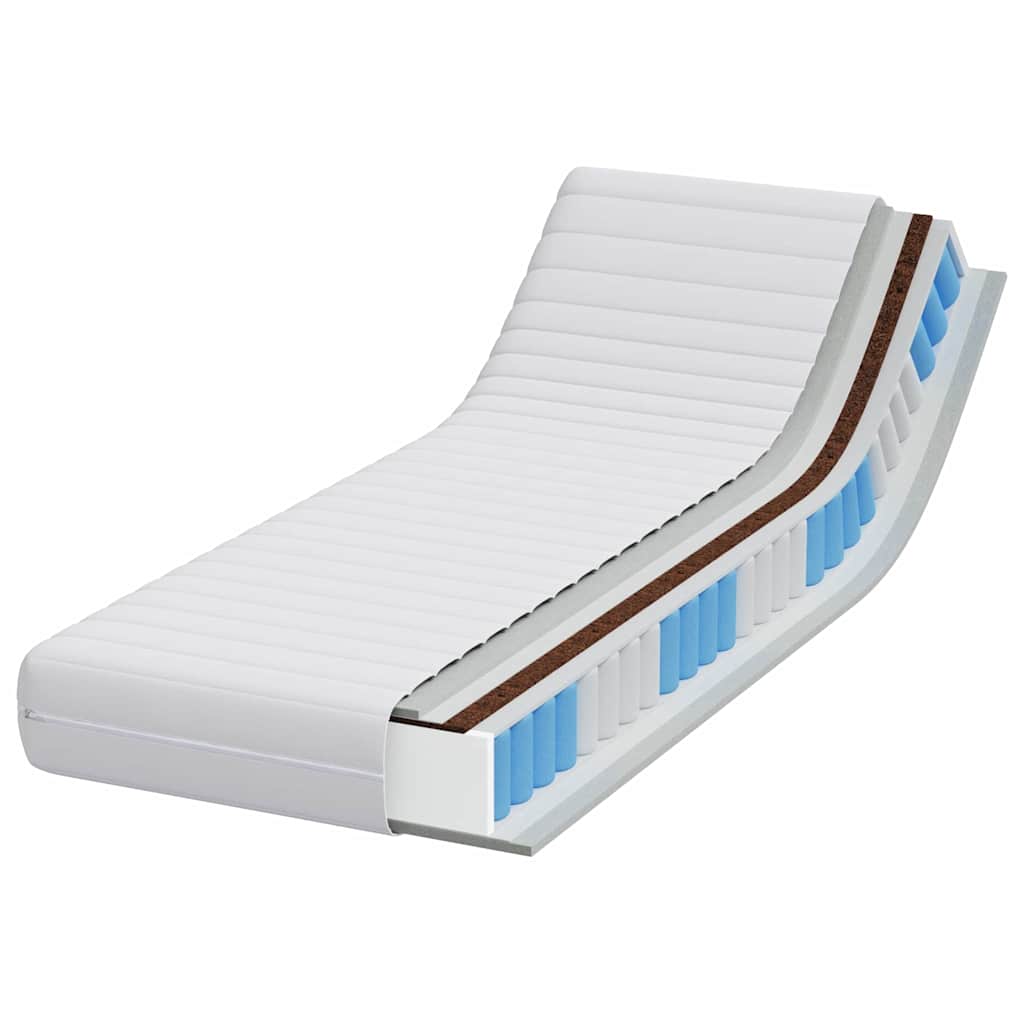 Madrass Hvit 70 x 200 cm Polyester