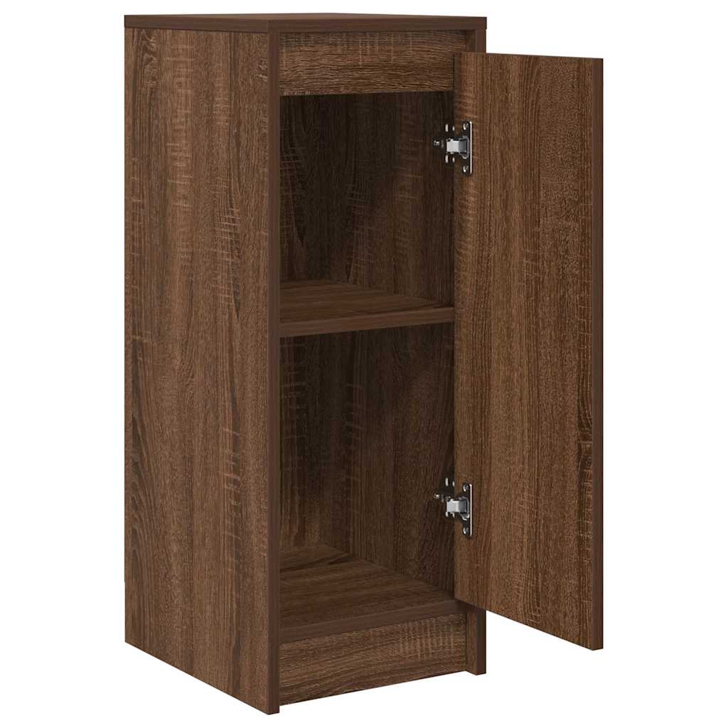 Skjenk brun eik 29,5x34x76 cm konstruert tre