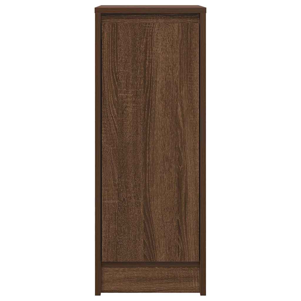 Skjenk brun eik 29,5x34x76 cm konstruert tre