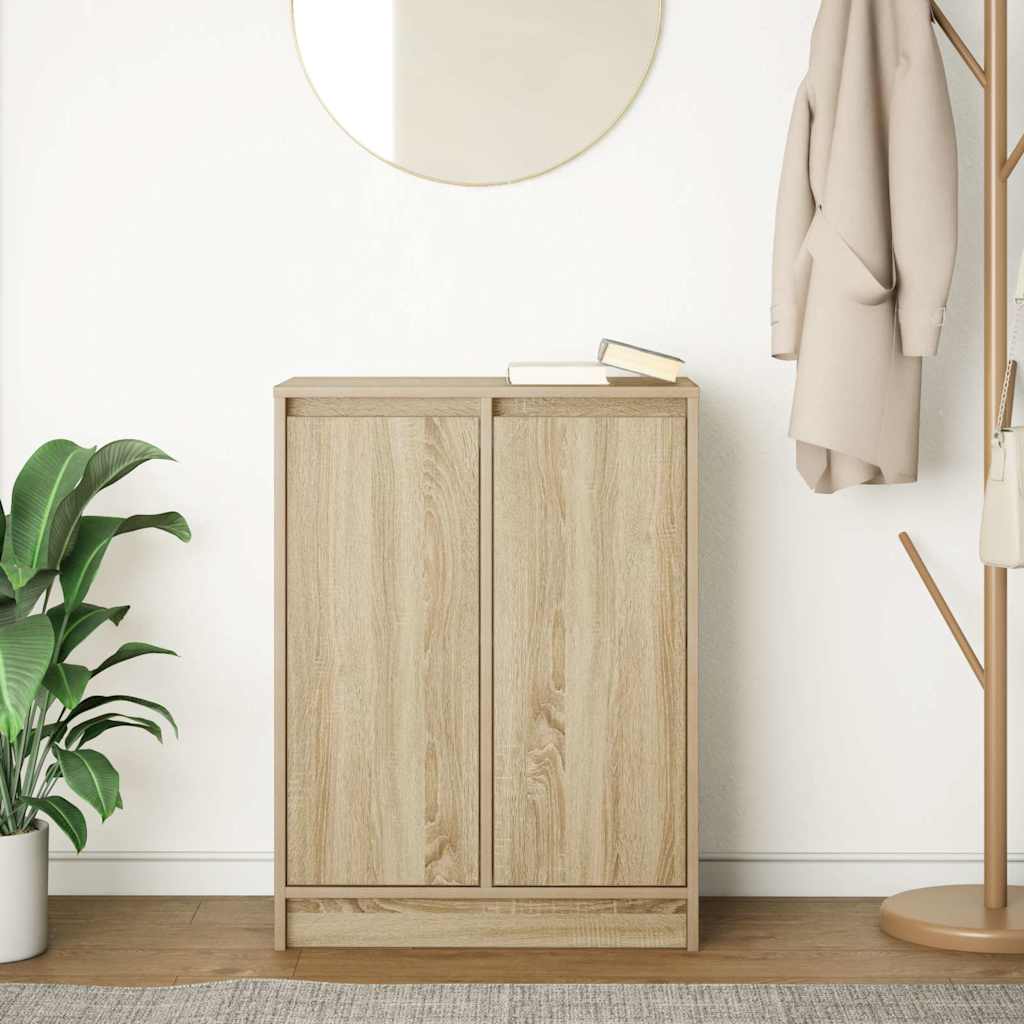 Skjenk sonoma eik 57x34x76 cm konstruert tre