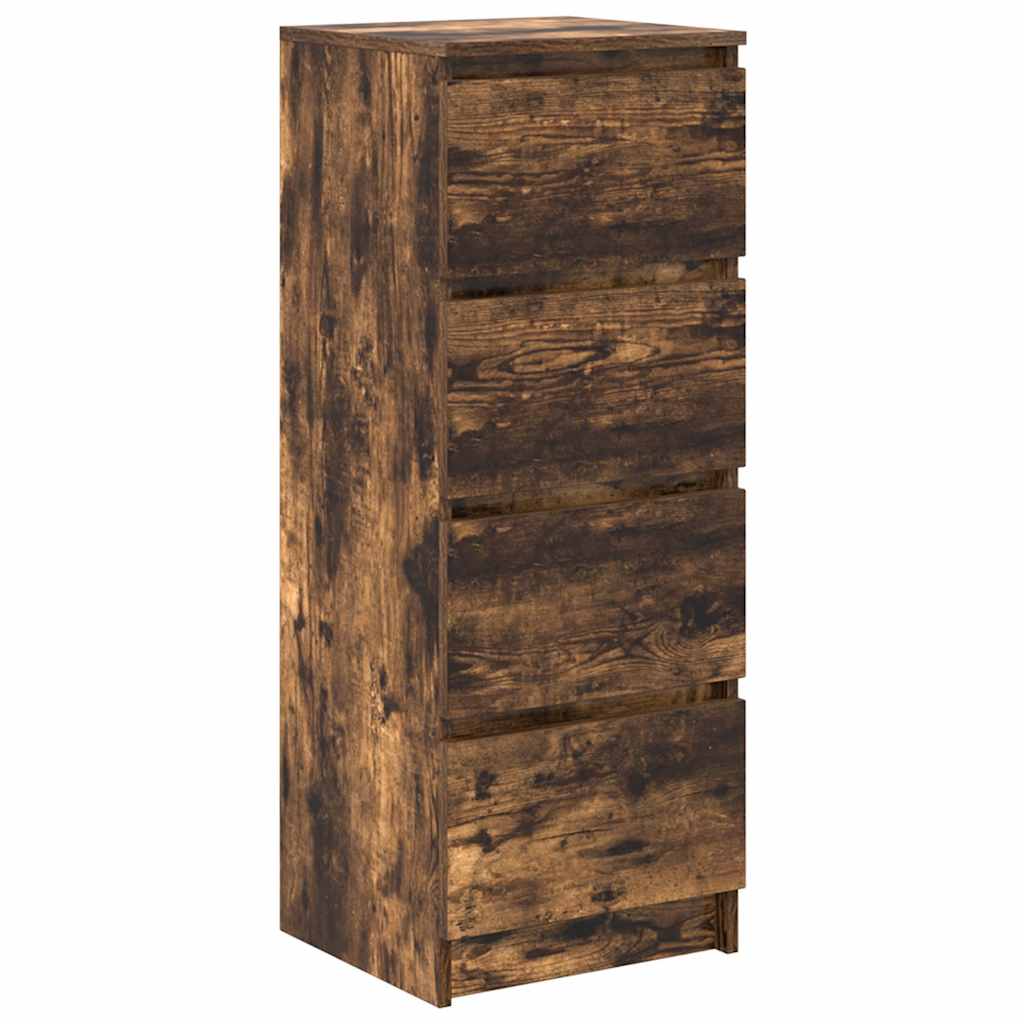 Skjenk røkt eik 37,5x35x99 cm konstruert tre