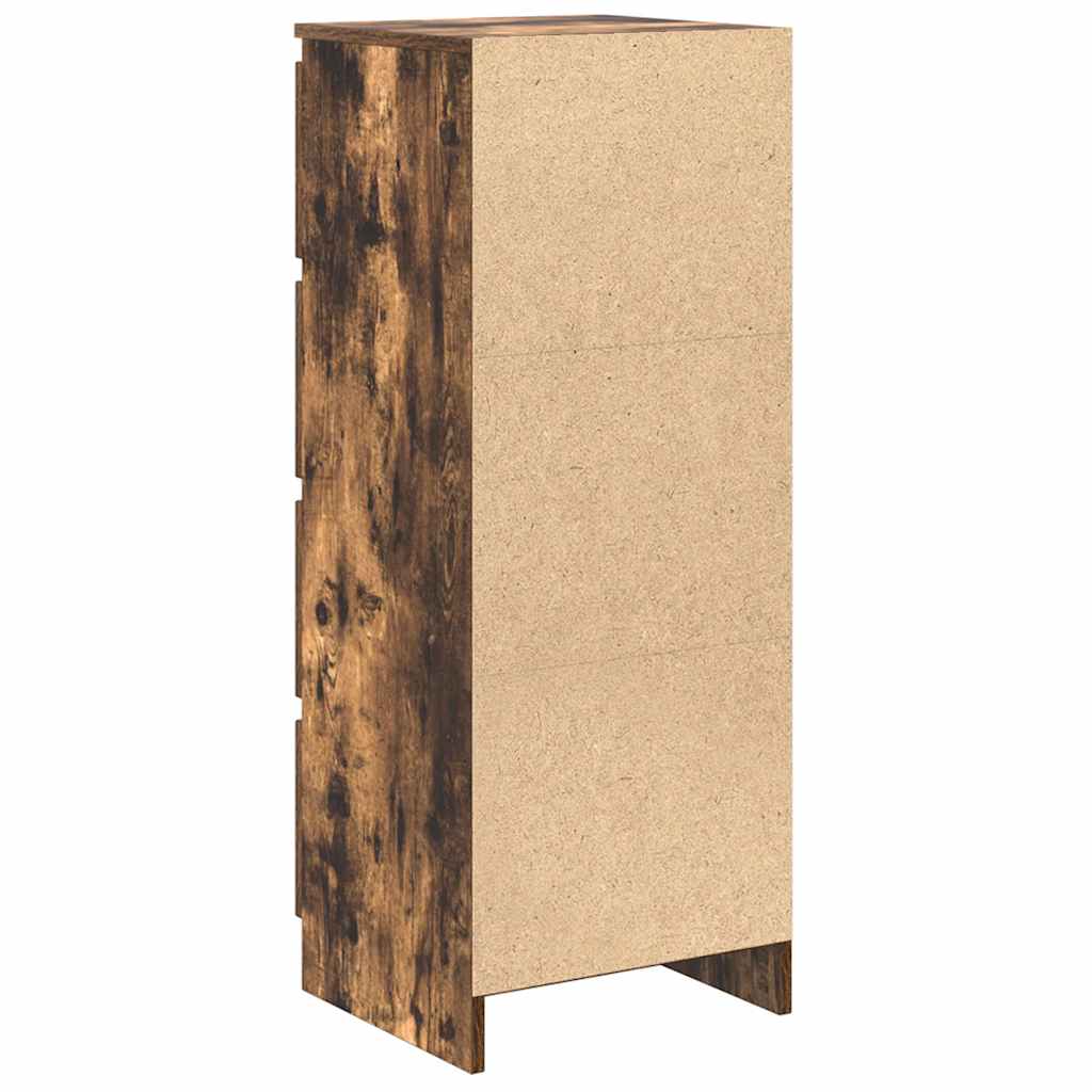Skjenk røkt eik 37,5x35x99 cm konstruert tre
