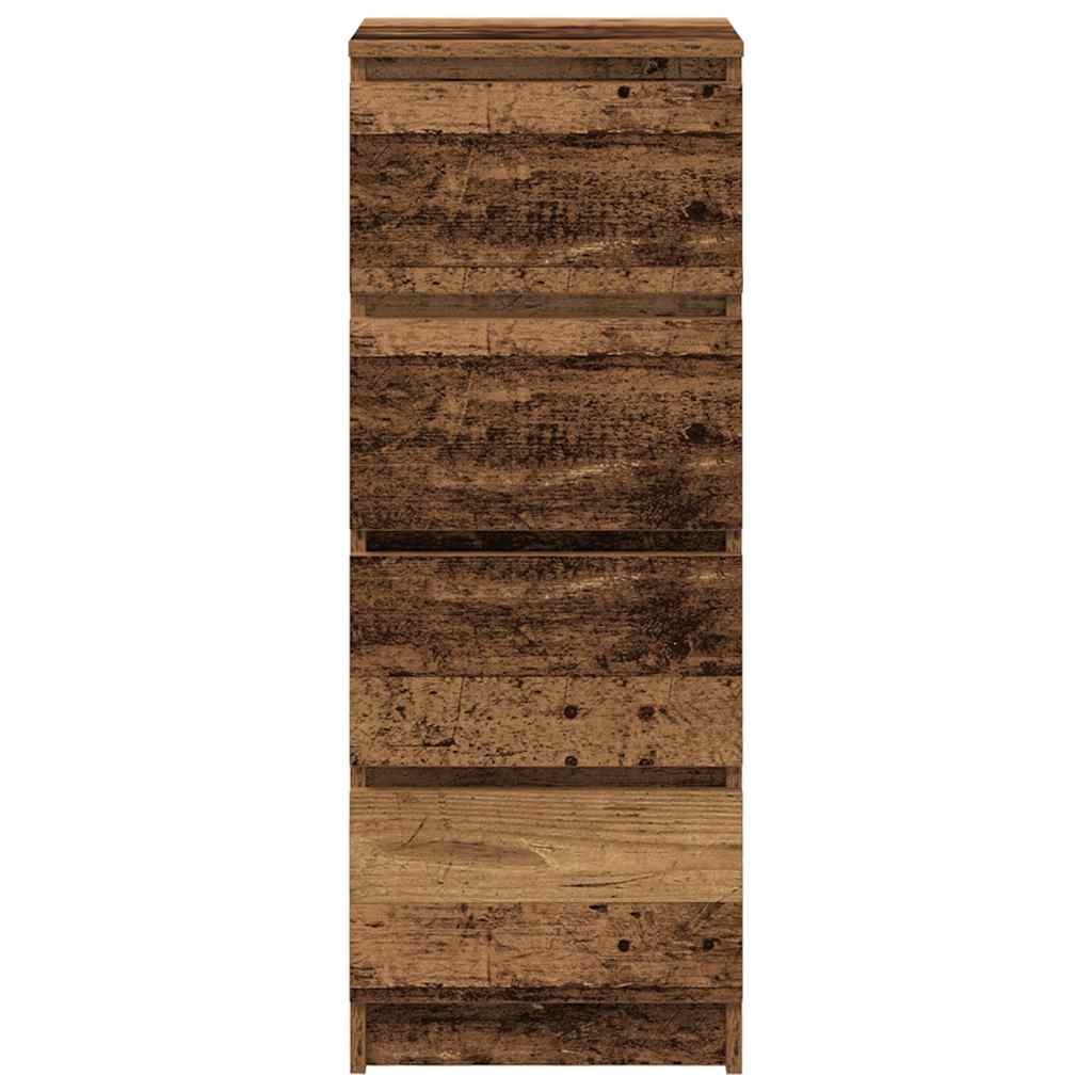 Skjenk gammelt tre 37,5x35x99 cm konstruert tre