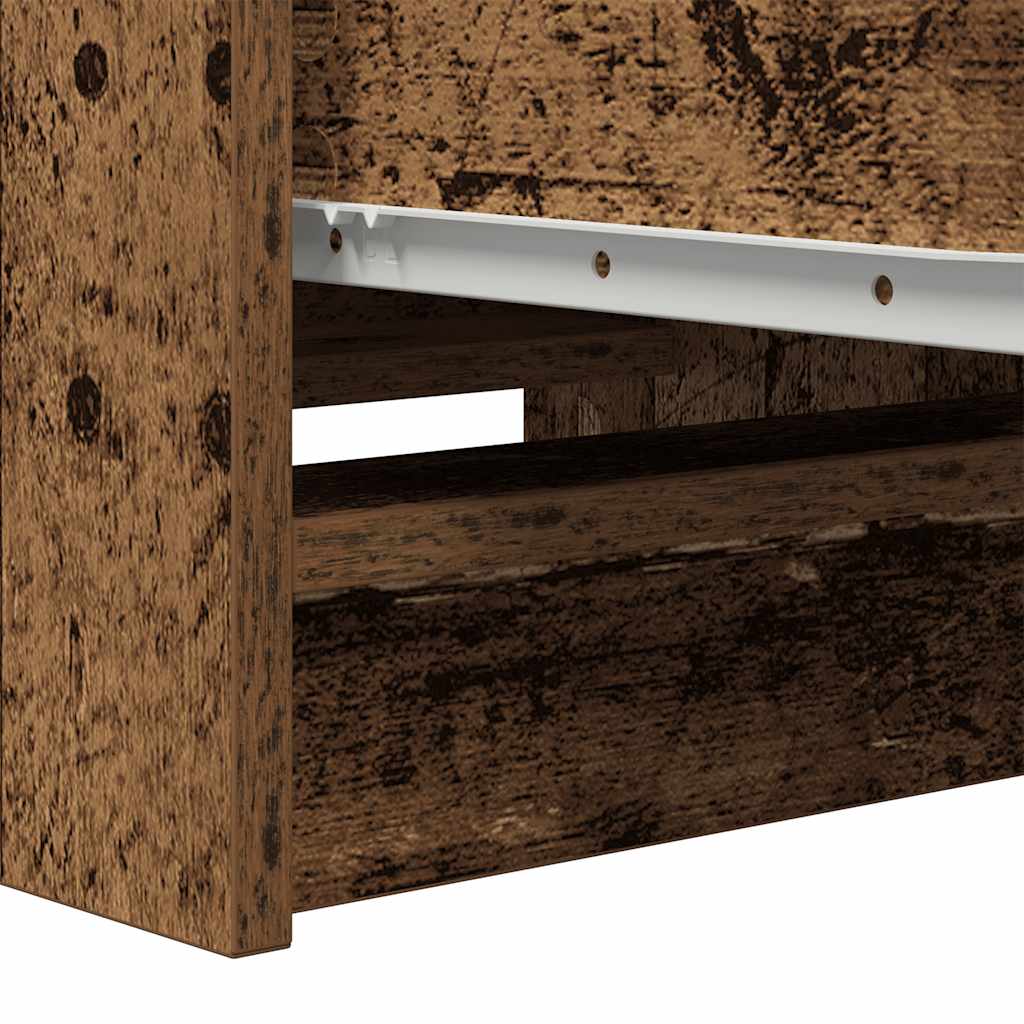 Skjenk gammelt tre 37,5x35x99 cm konstruert tre