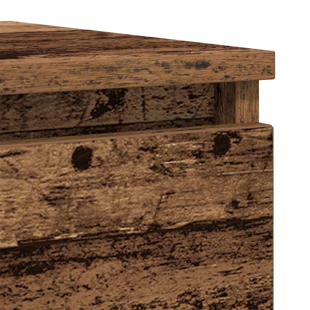 Skjenk gammelt tre 37,5x35x99 cm konstruert tre