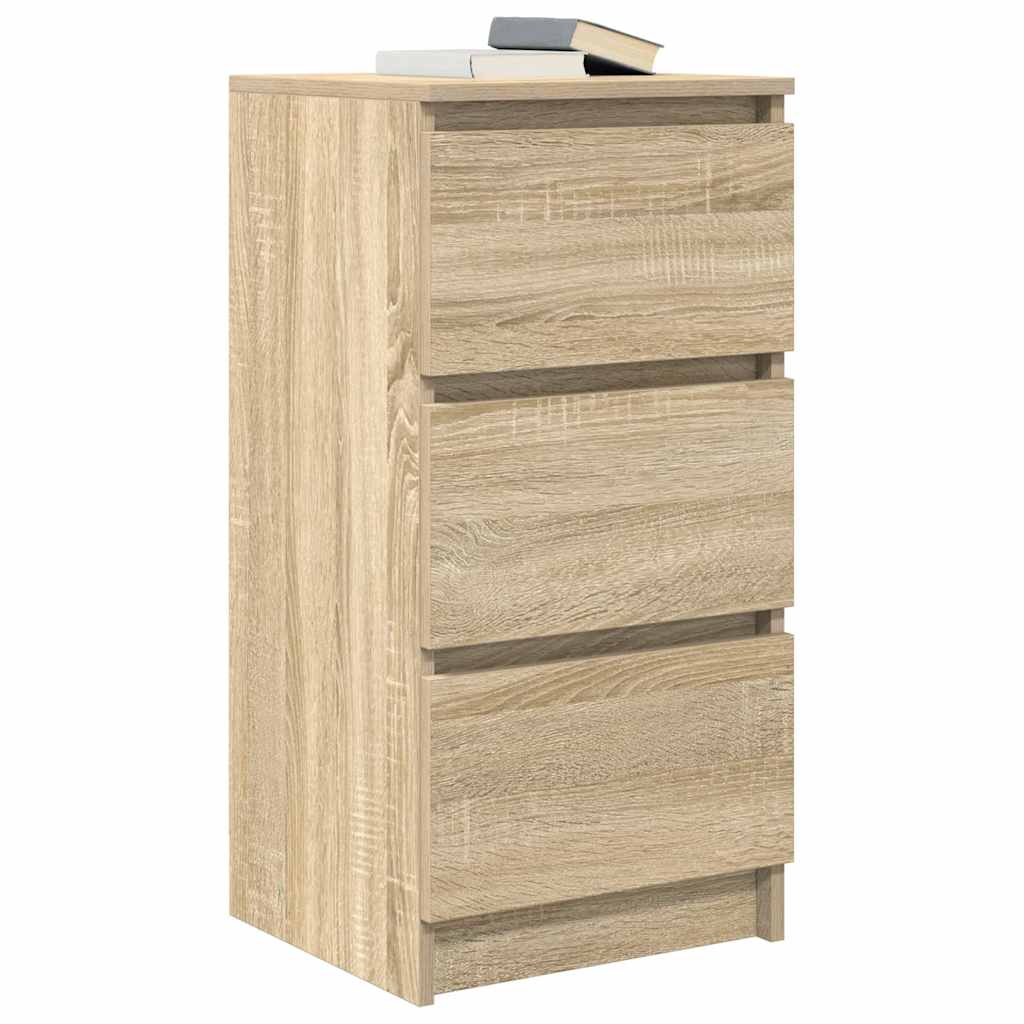 Skjenk sonoma eik 37,5x35x76 cm konstruert tre