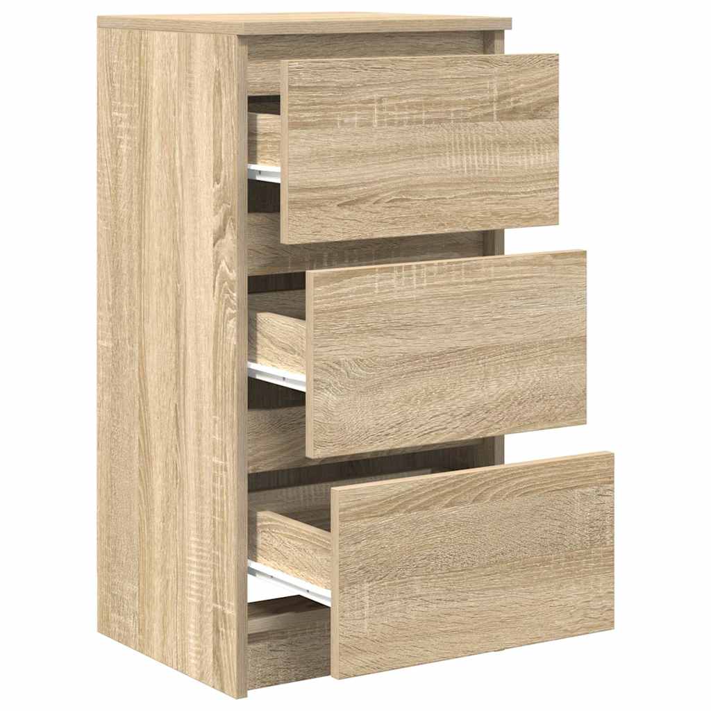 Skjenk sonoma eik 37,5x35x76 cm konstruert tre