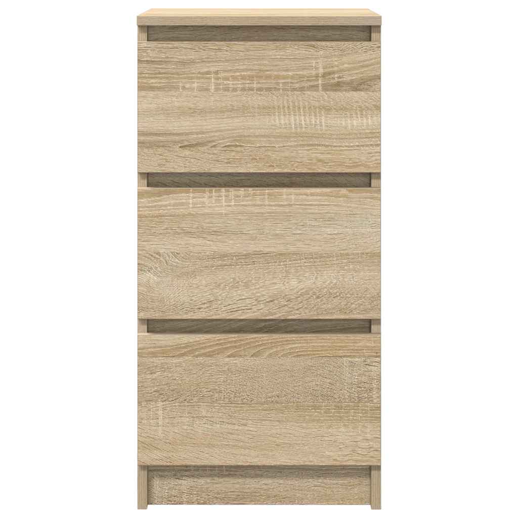 Skjenk sonoma eik 37,5x35x76 cm konstruert tre