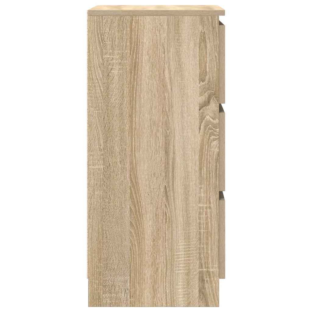 Skjenk sonoma eik 37,5x35x76 cm konstruert tre