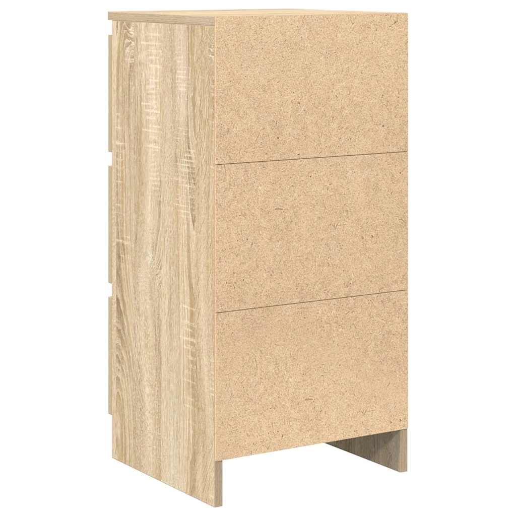Skjenk sonoma eik 37,5x35x76 cm konstruert tre