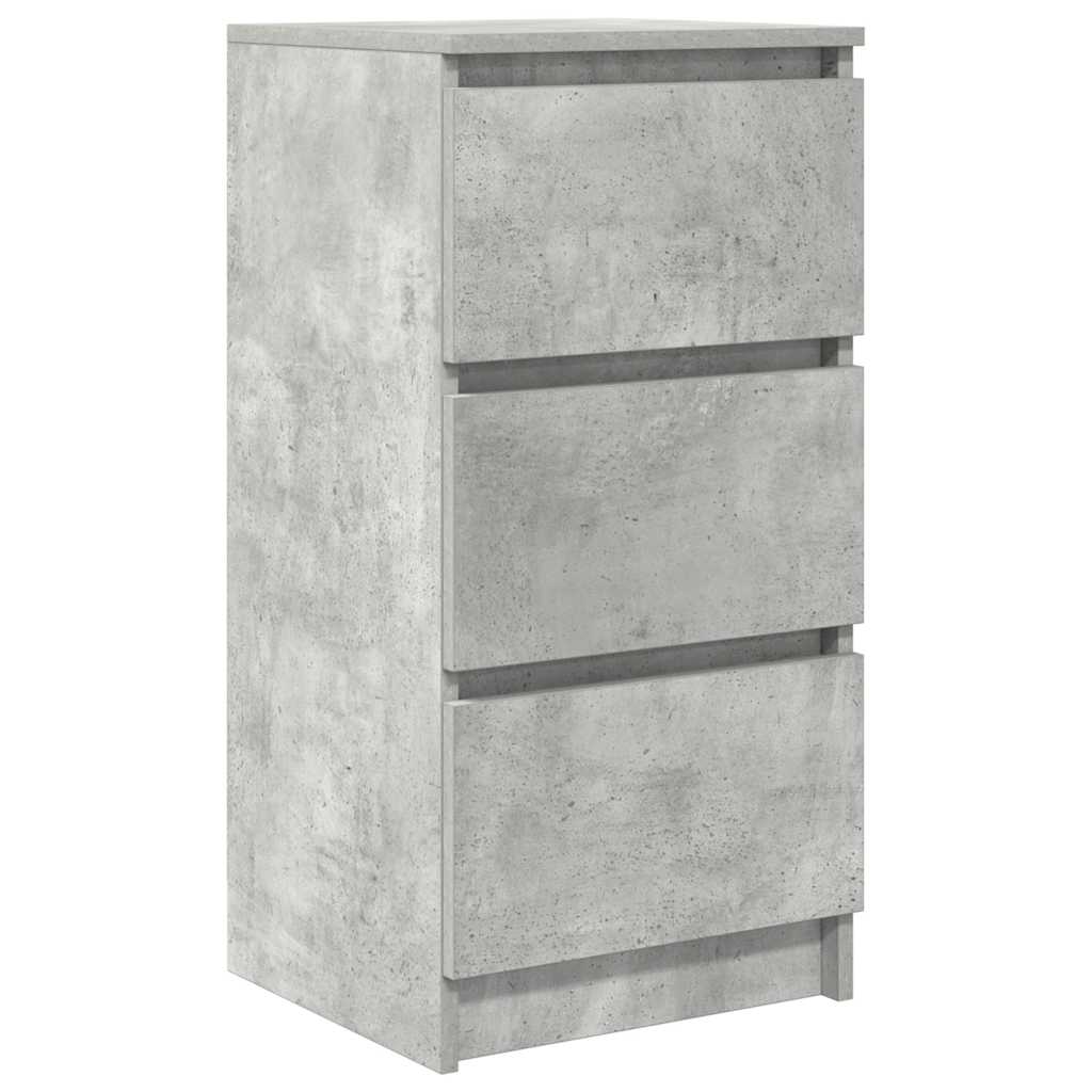 Skjenk betonggrå 37,5x35x76 cm konstruert tre
