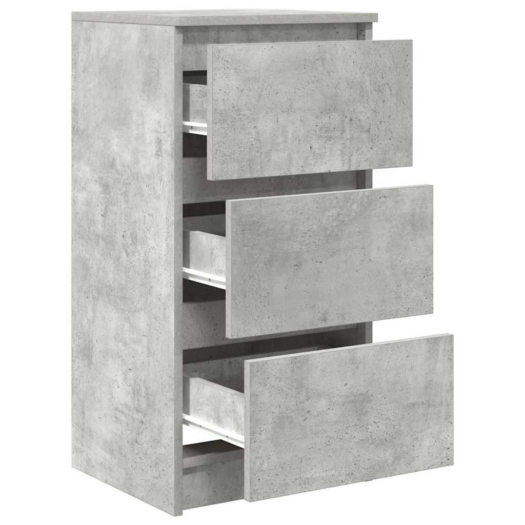 Skjenk betonggrå 37,5x35x76 cm konstruert tre