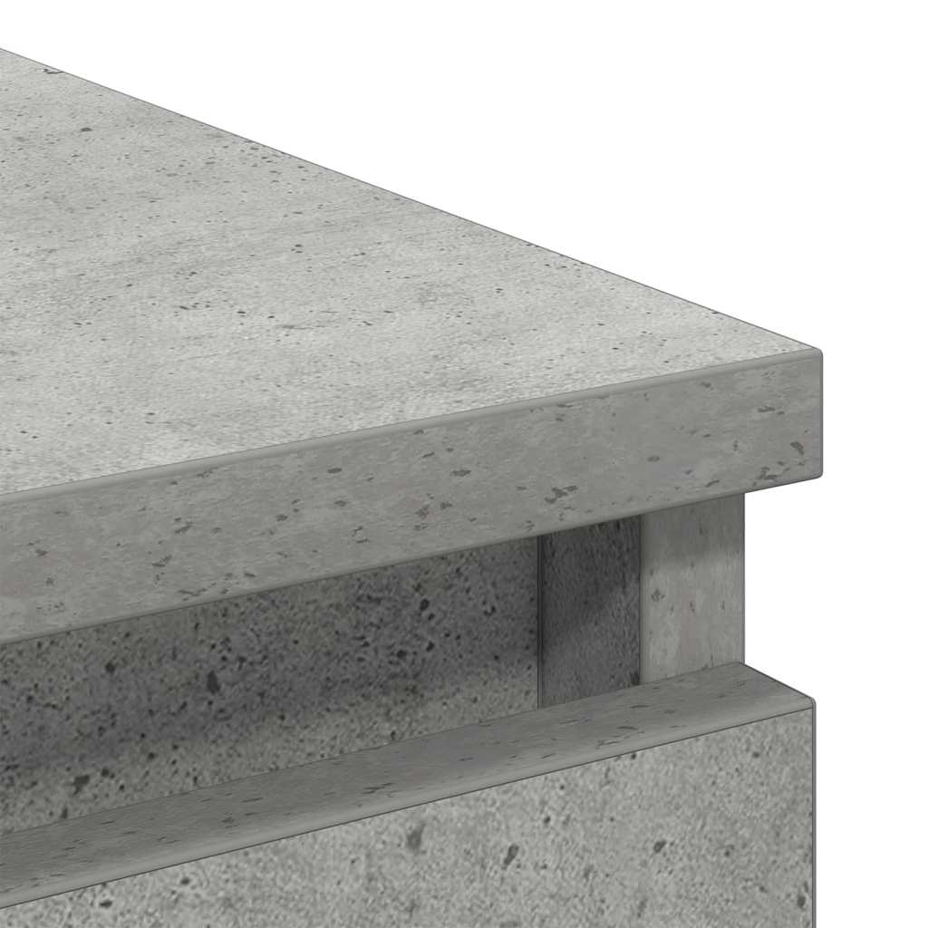 Skjenk betonggrå 37,5x35x76 cm konstruert tre