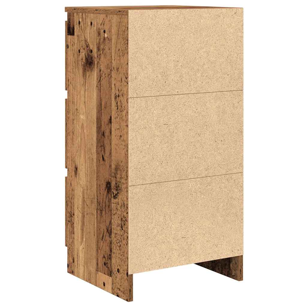 Skjenk gammelt tre 37,5x35x76 cm konstruert tre