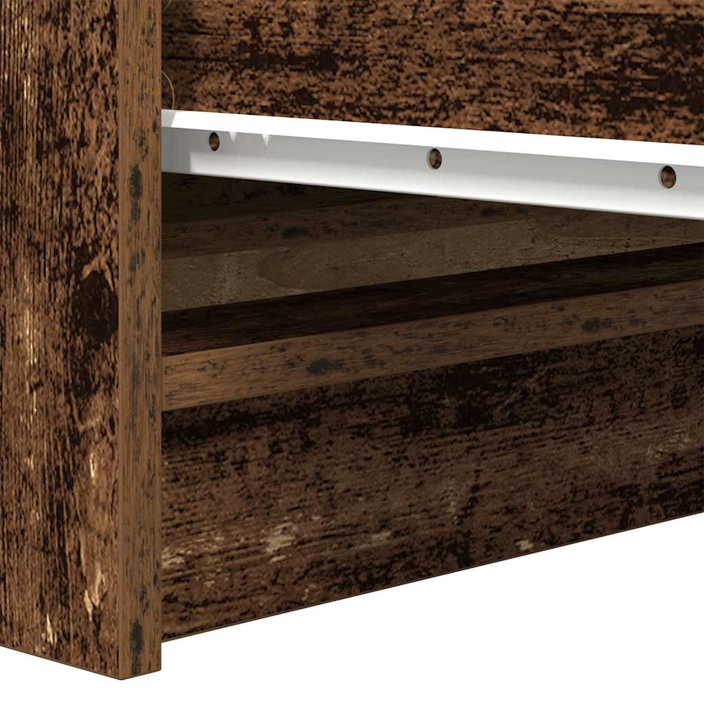Skjenk gammelt tre 37,5x35x76 cm konstruert tre